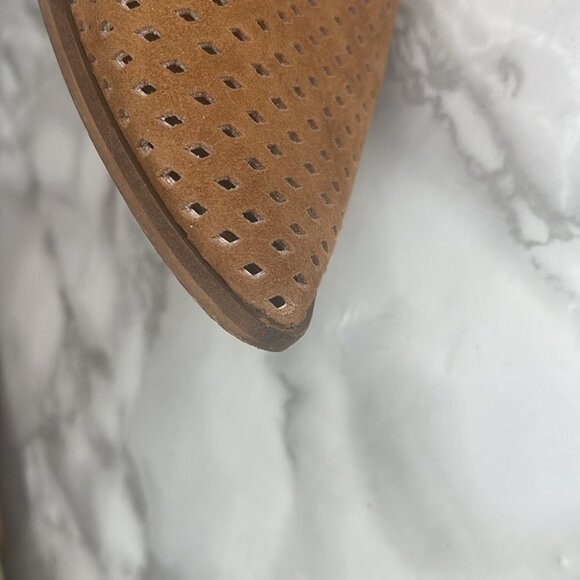 Steve Madden Sully Mule Cognac Suede Sz 7.5 - Picture 14 of 16